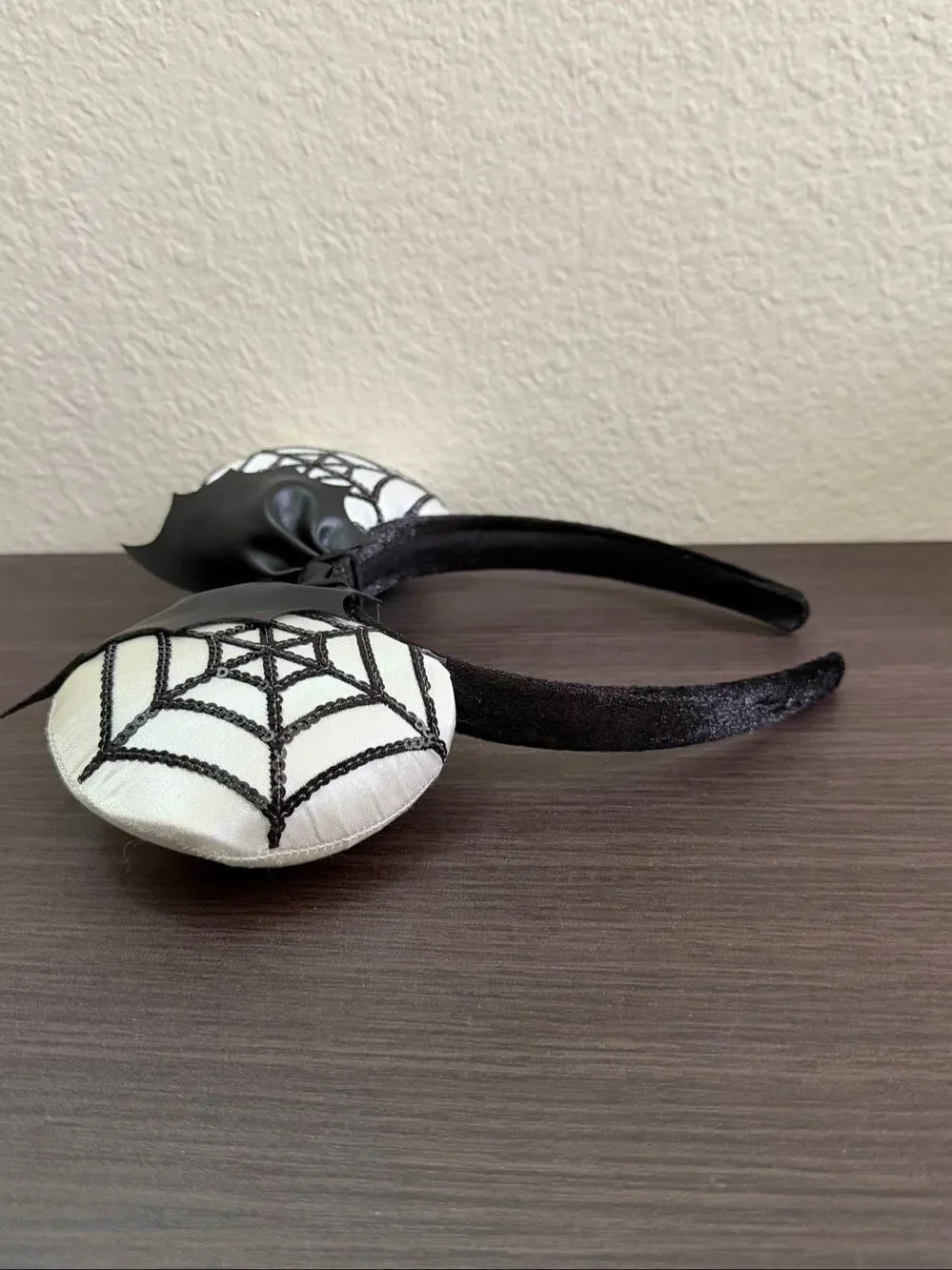 Disney Minnie Mouse Sequins Spiderweb Ears Headband